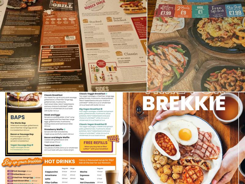 The Traveller's Rest Menu