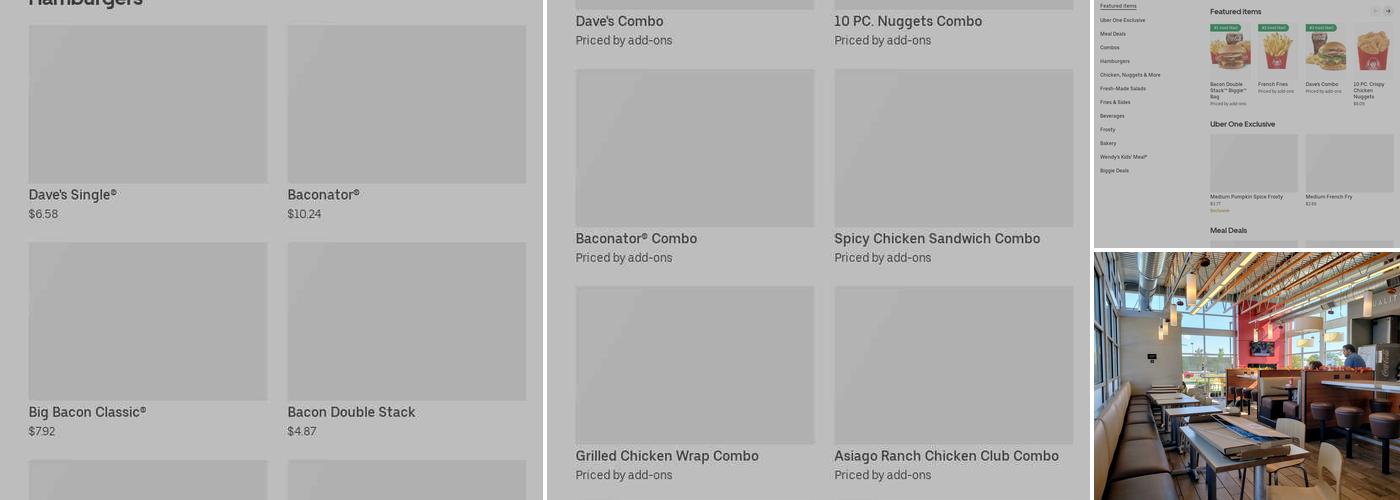 Wendy's Menu