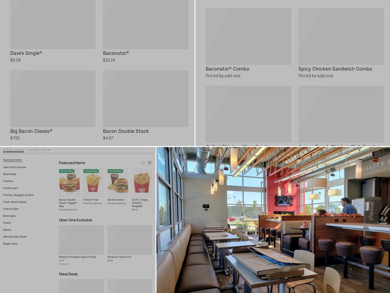 Wendy's Menu
