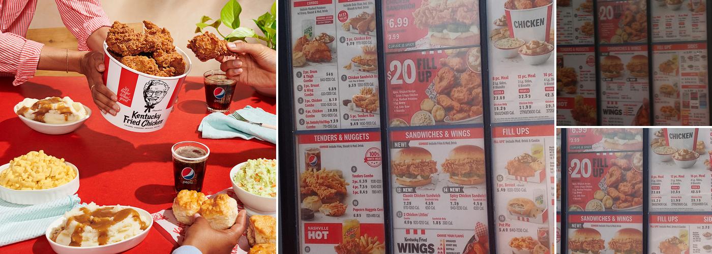 KFC Menu