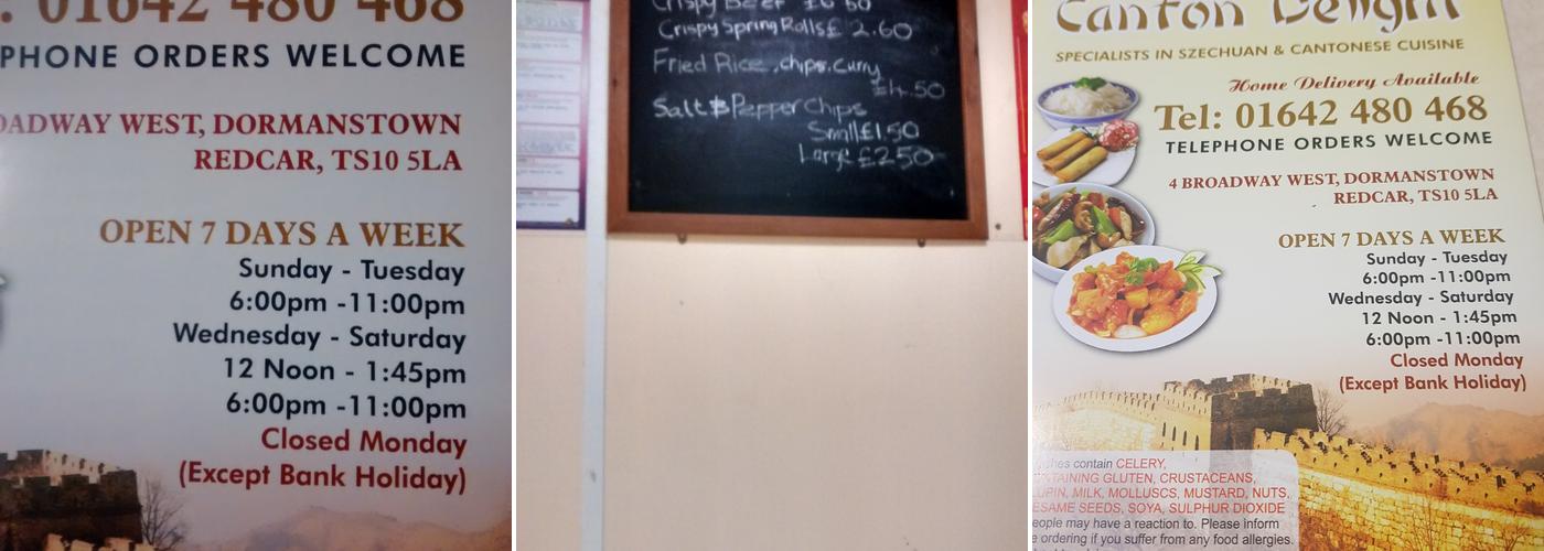 Can Ton Delight Menu