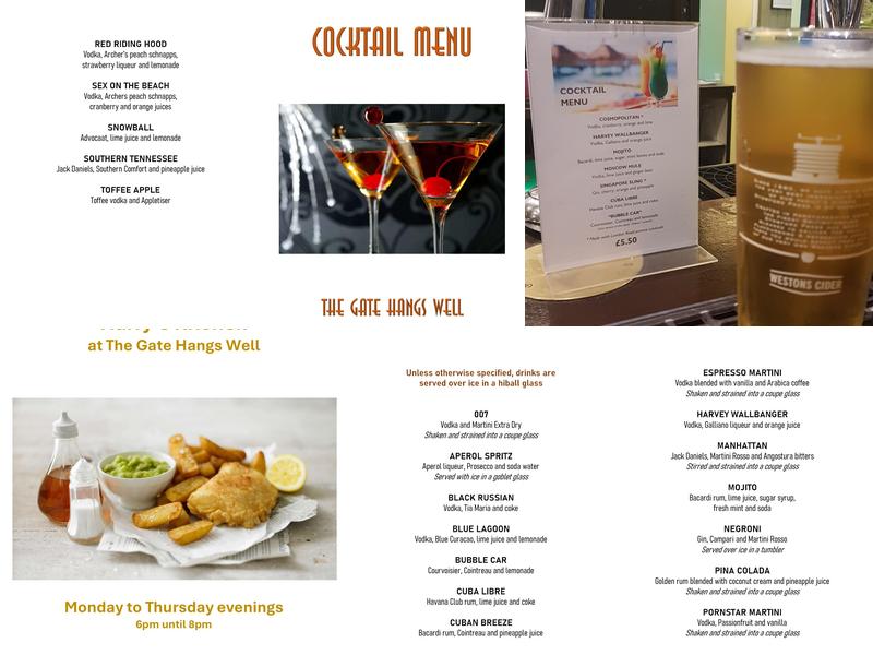 The Gate Hangs Well Menu