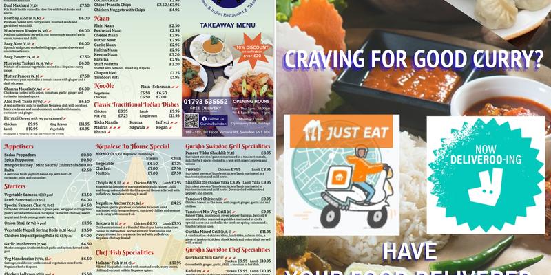 Gurkha Swindon- Nepalese & Indian Restaurant Menu