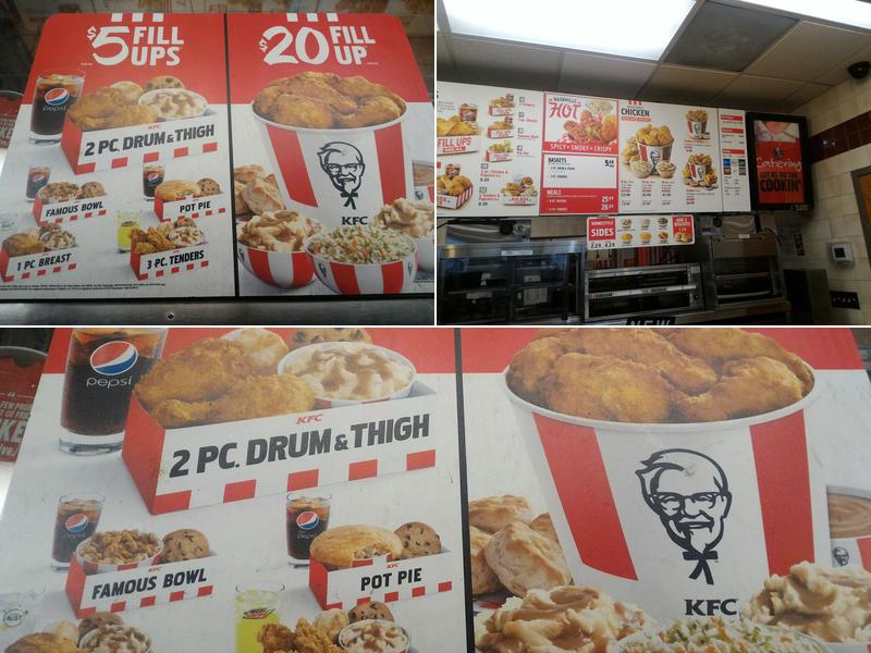 KFC Menu