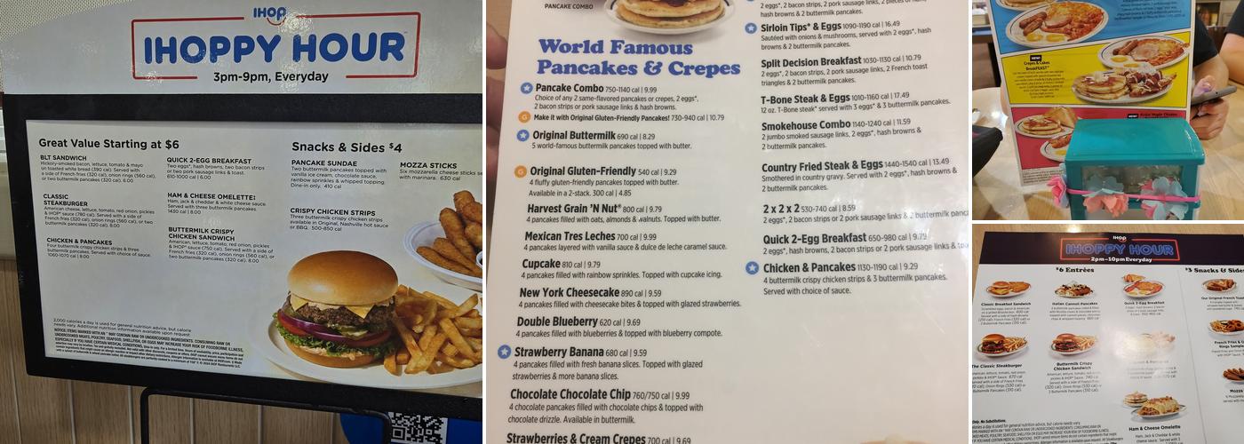 IHOP Menu
