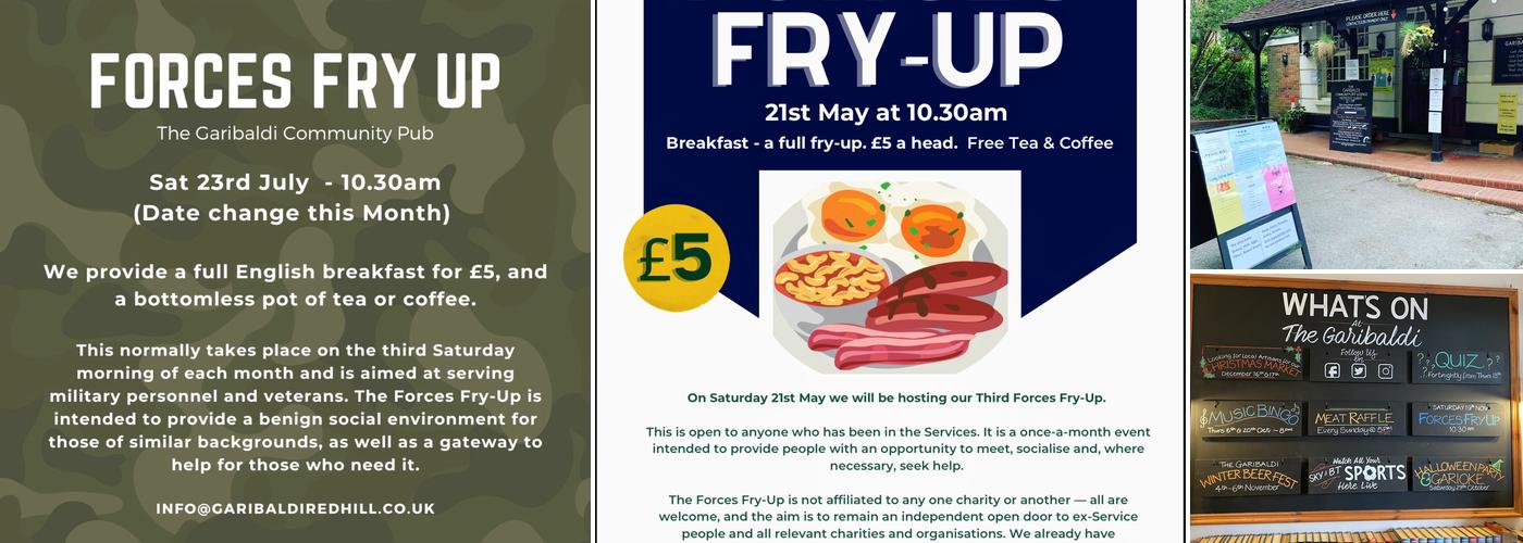 The Garibaldi Community Pub Menu