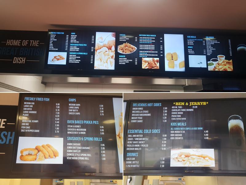 Albert’s Fish Bar Menu