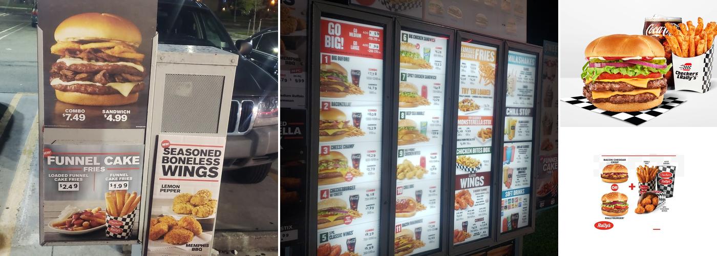 Checkers Menu
