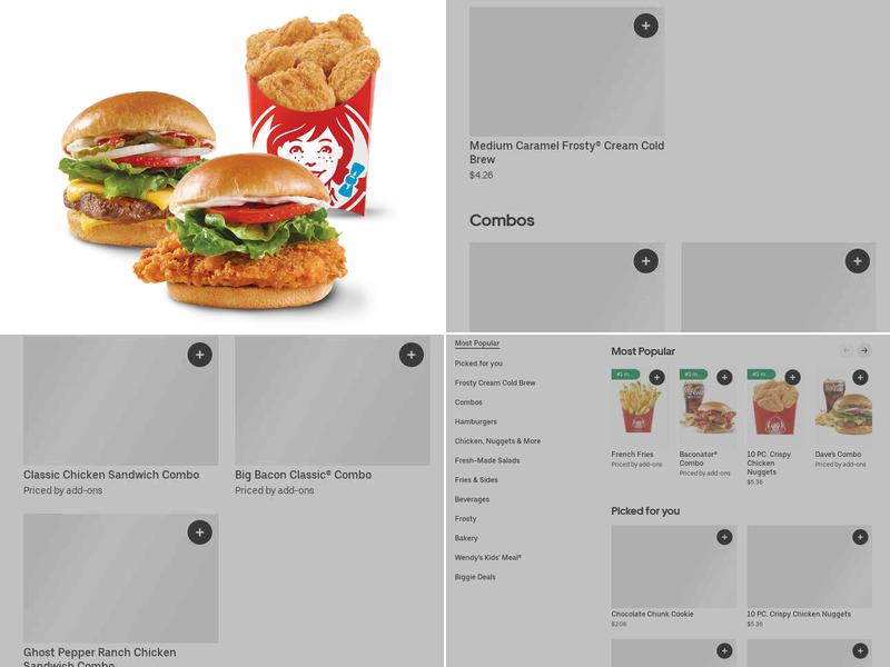 Wendy's Menu
