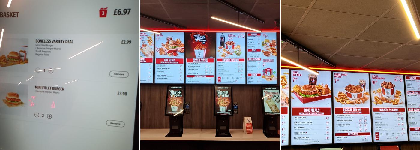 KFC Rhyl - High Street Menu