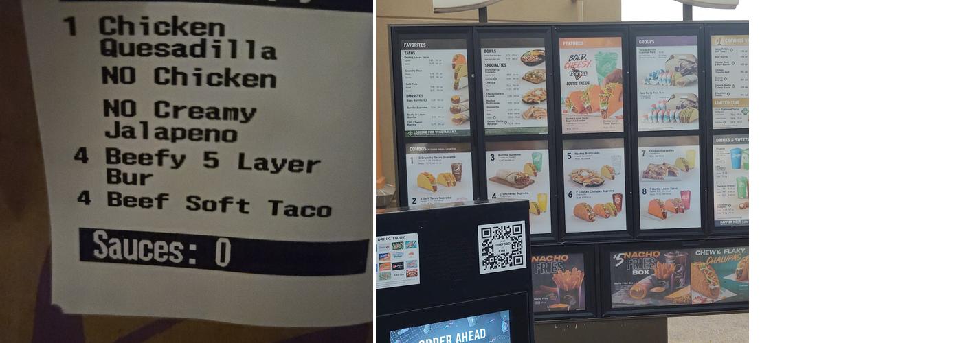 Taco Bell Menu