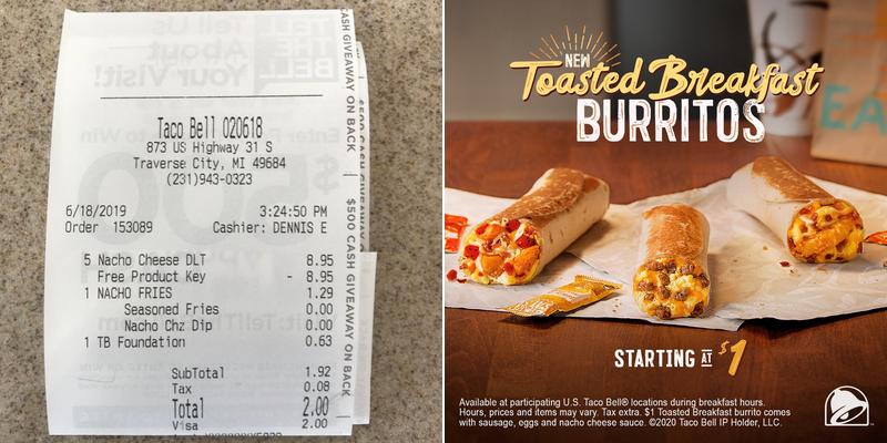 Taco Bell Menu
