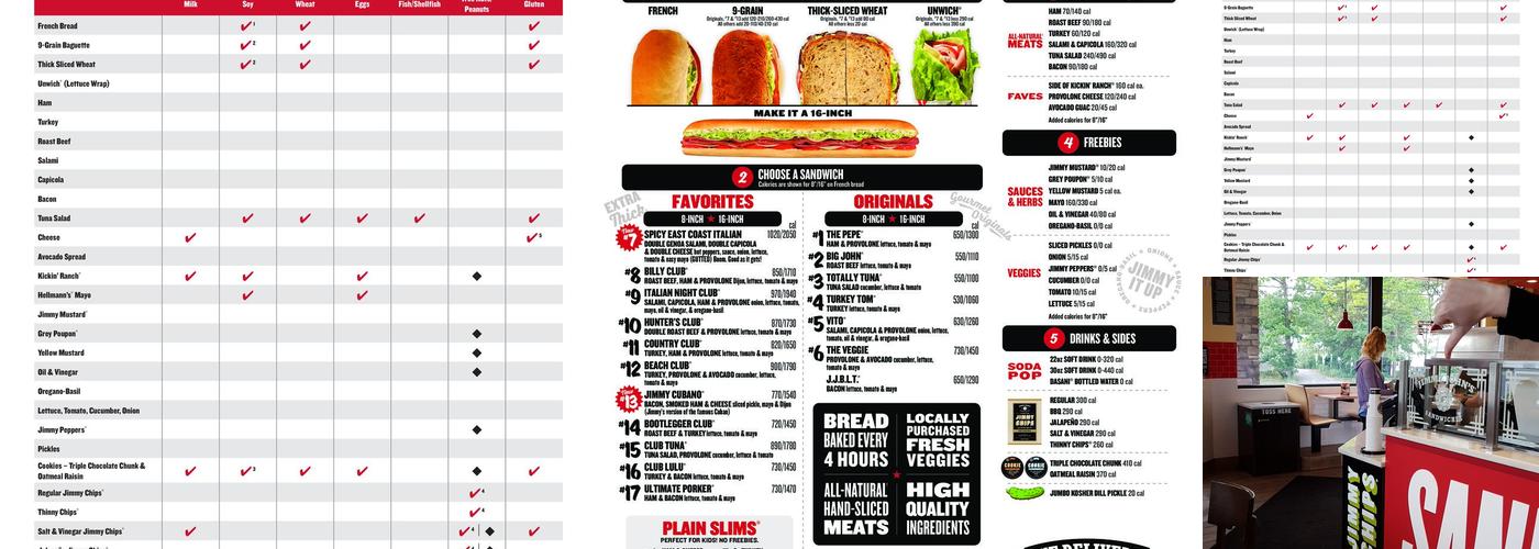 Jimmy John's Menu