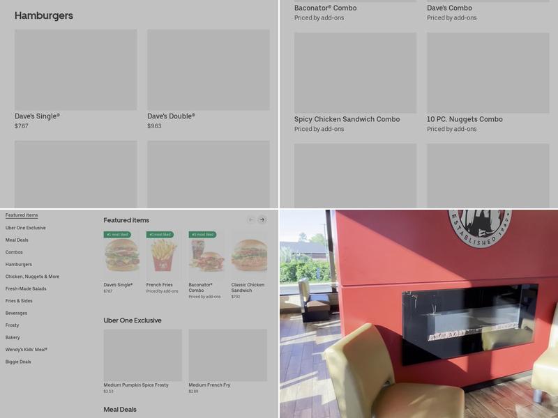 Wendy's Menu