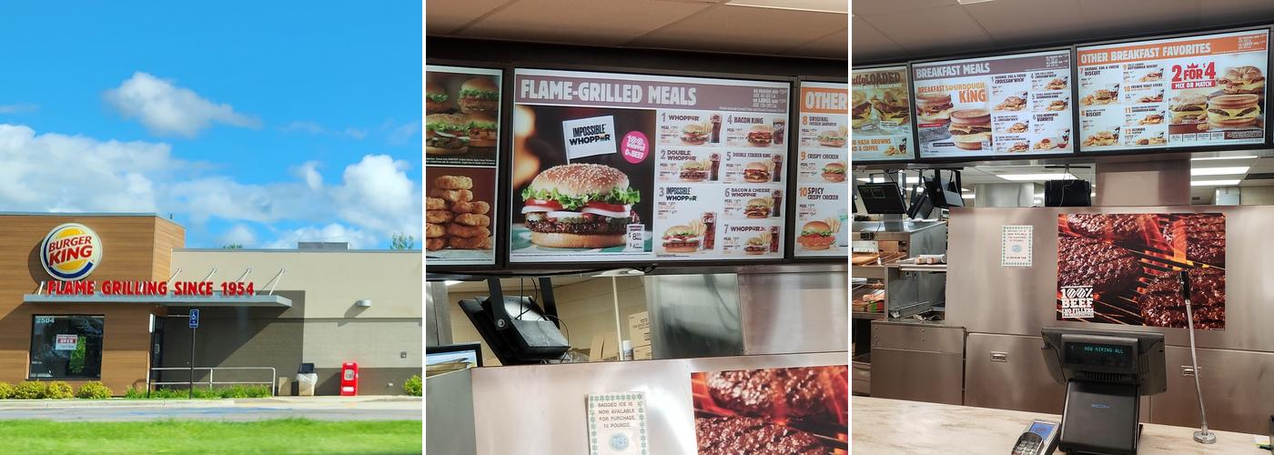 Burger King Menu