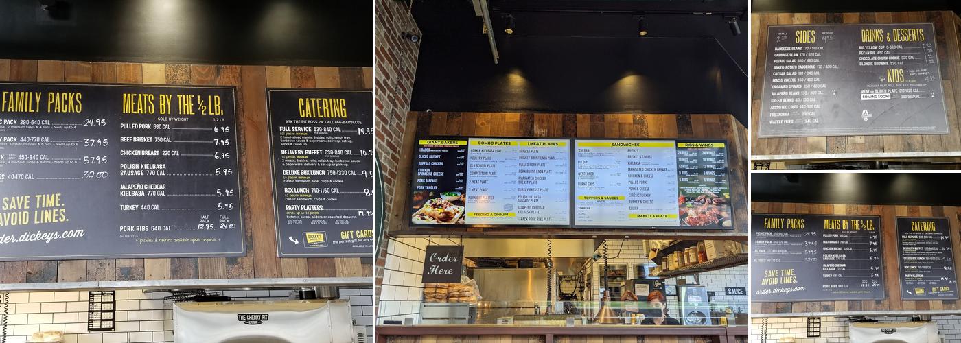 Dickey's Barbecue Pit Menu