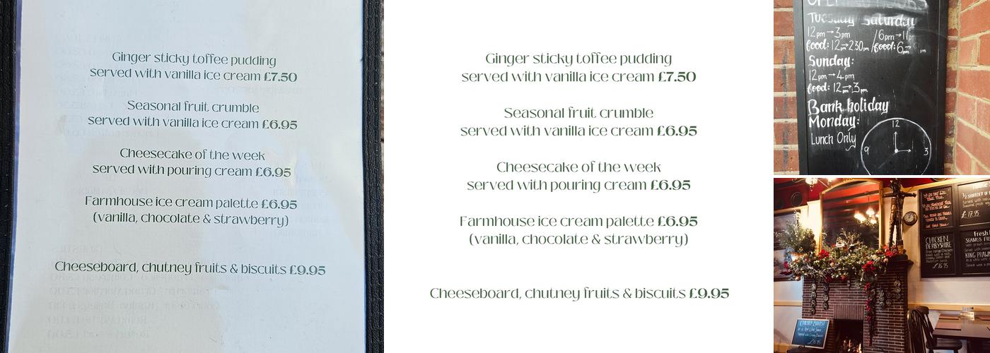 The Seven Stars Menu