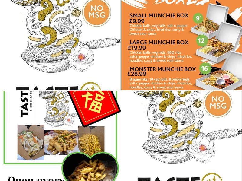 Taste Chinese TakeAway Menu