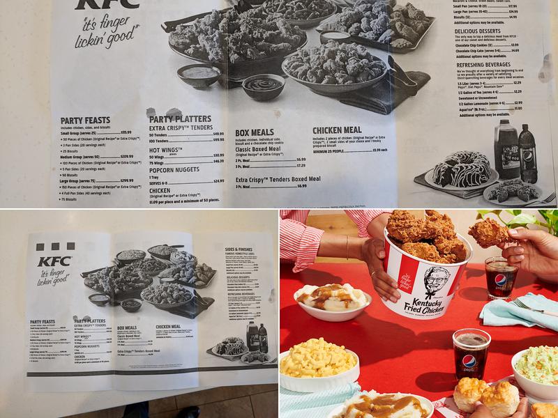 KFC Menu