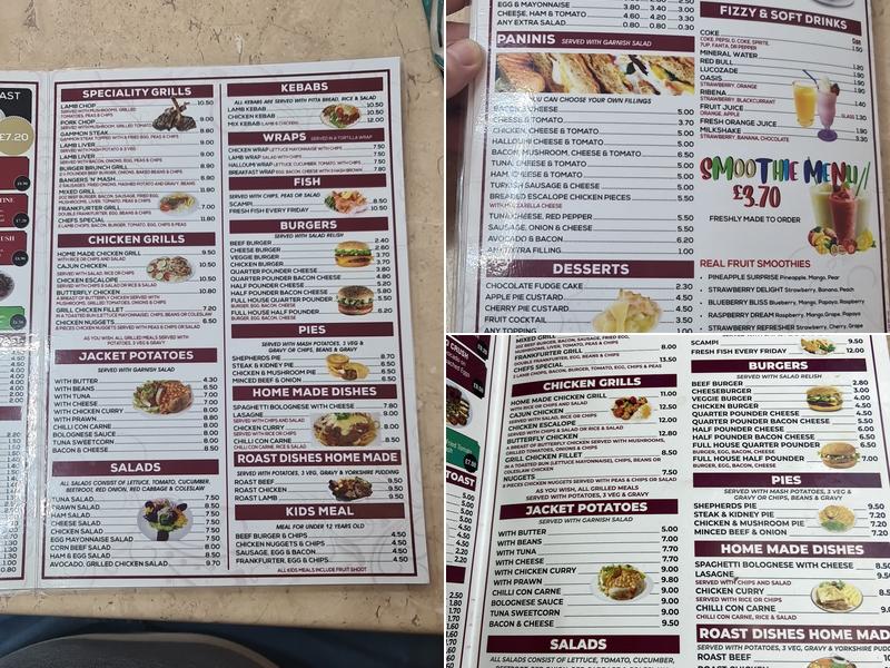 North Street Cafe Menu