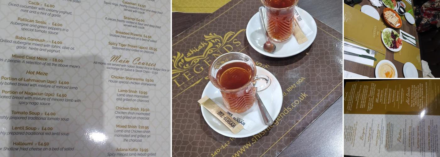 Shish LEGENDS Fusion Turkish Meze Menu