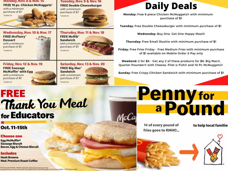 McDonald's Menu