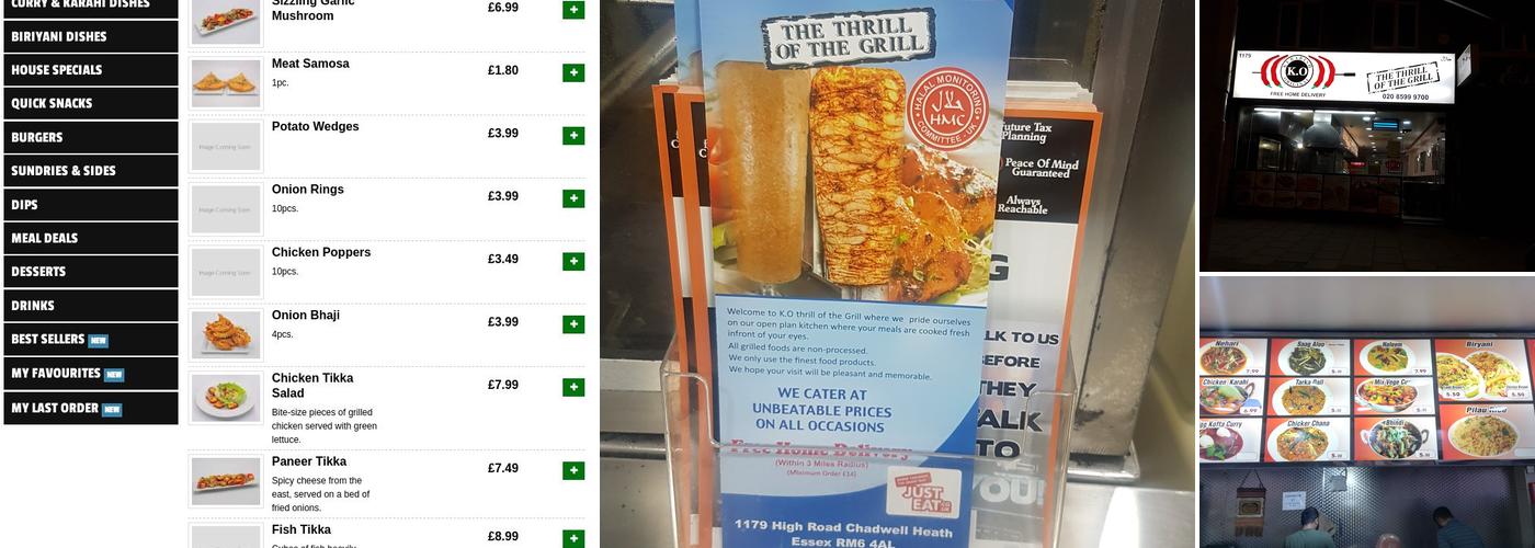 Kebabish Original (Chadwell Heath) Menu