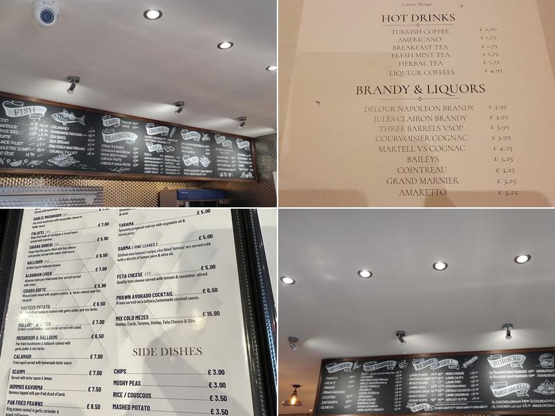 Inco Turkish Restaurant & Fish Bar Menu