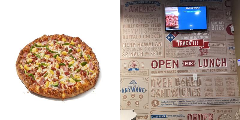 Domino's Pizza Menu
