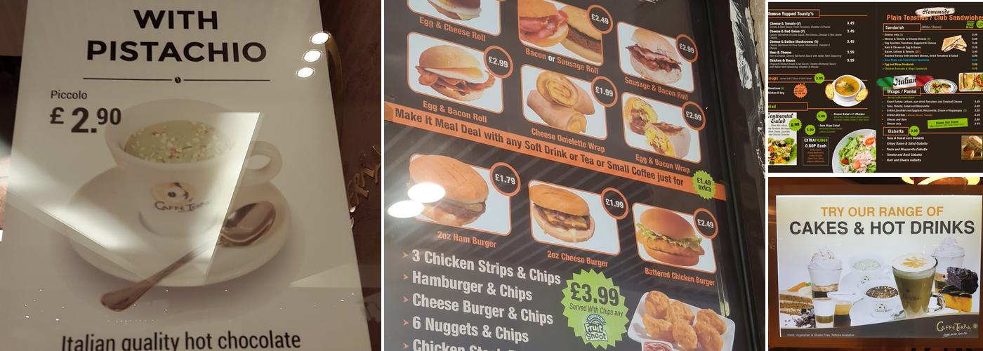 Caffe Della Continental Menu