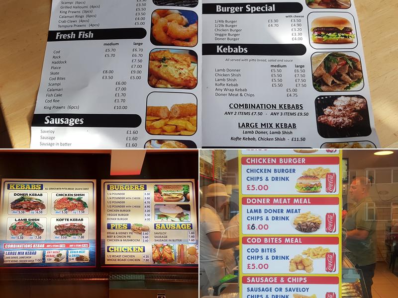 Lighthouse Fish & Chips Menu