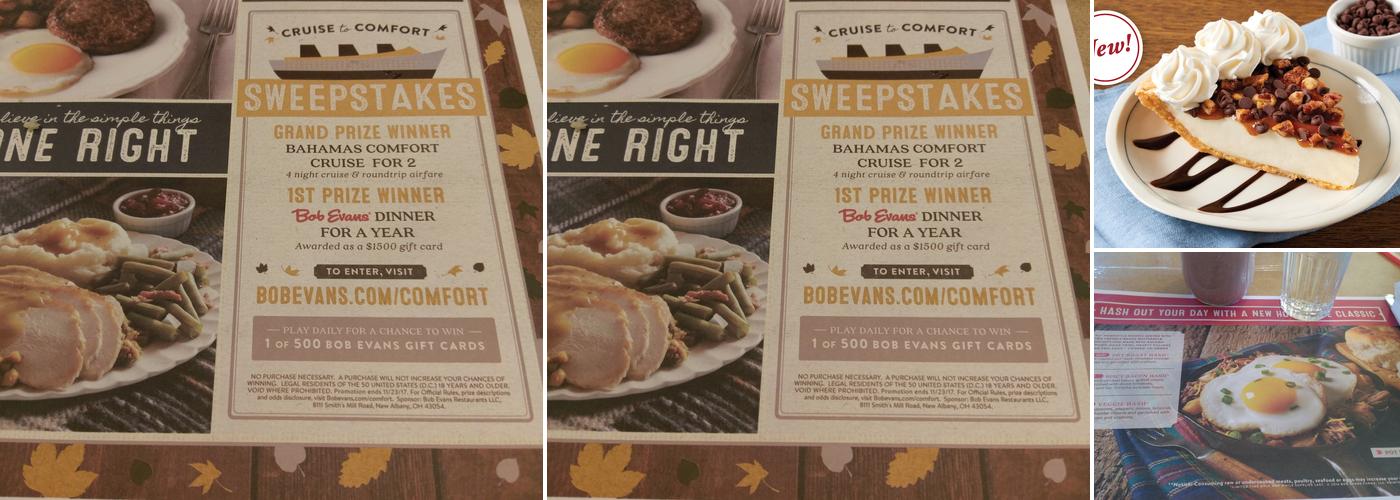 Bob Evans Menu