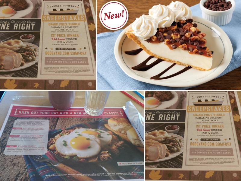 Bob Evans Menu