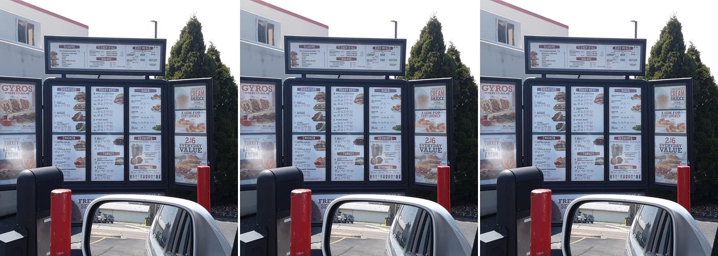 Arby's Menu