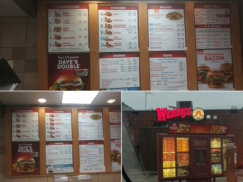 Wendy's Menu