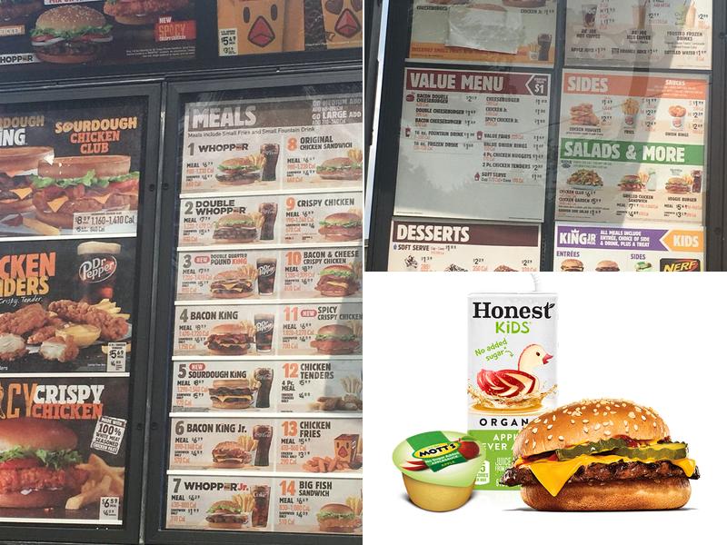 Burger King Menu