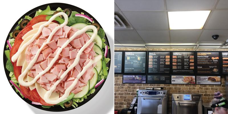 Subway Menu