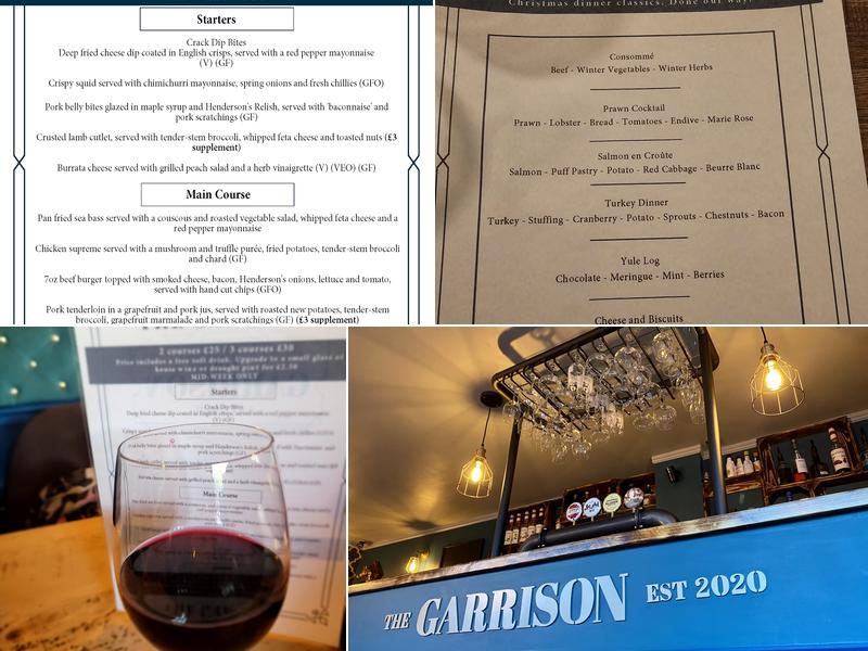 The Garrison Menu