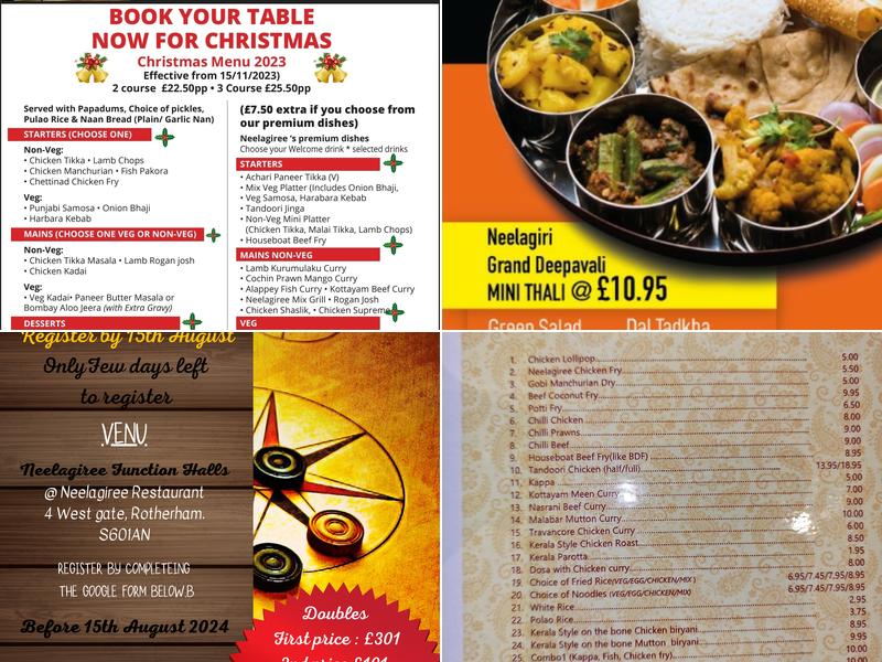 Neelagiree Restaurant Menu