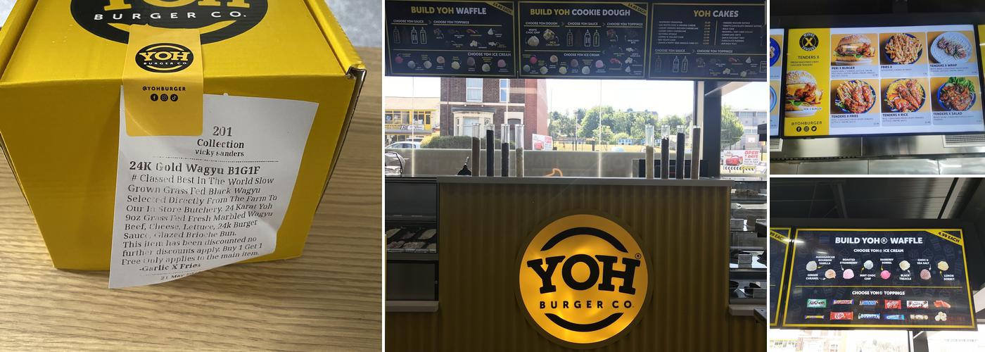 Yoh Burger & Desserts (Rotherham) Menu