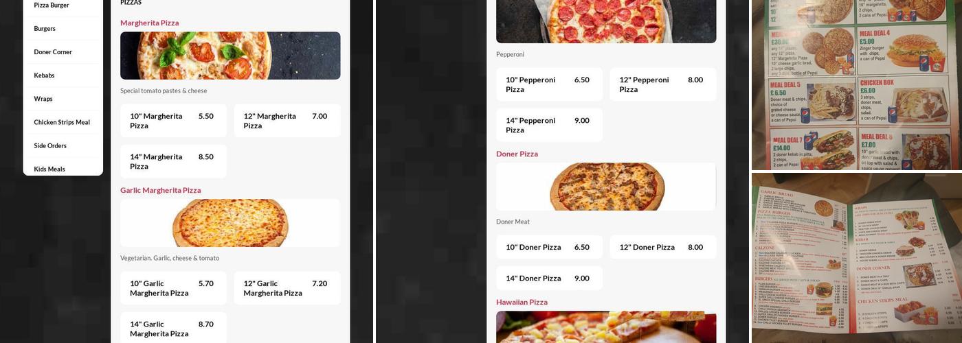 El Greco Pizzeria & Grill Menu