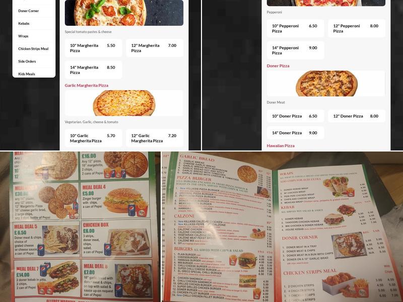 El Greco Pizzeria & Grill Menu