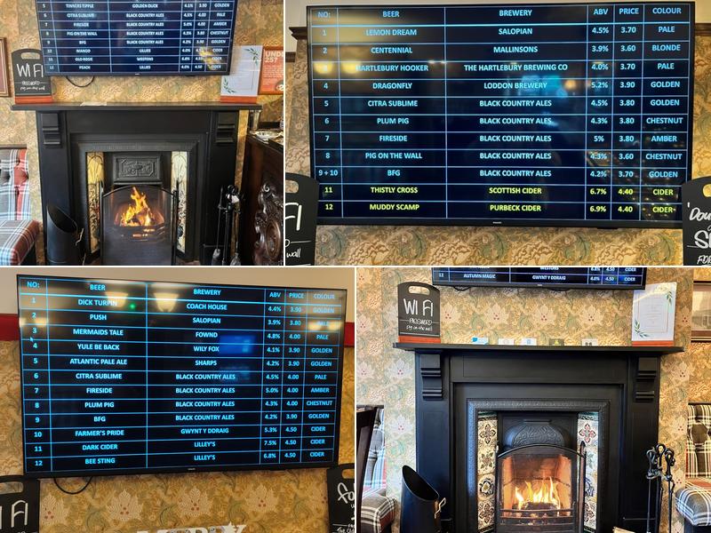 The Old Bush Revived Menu