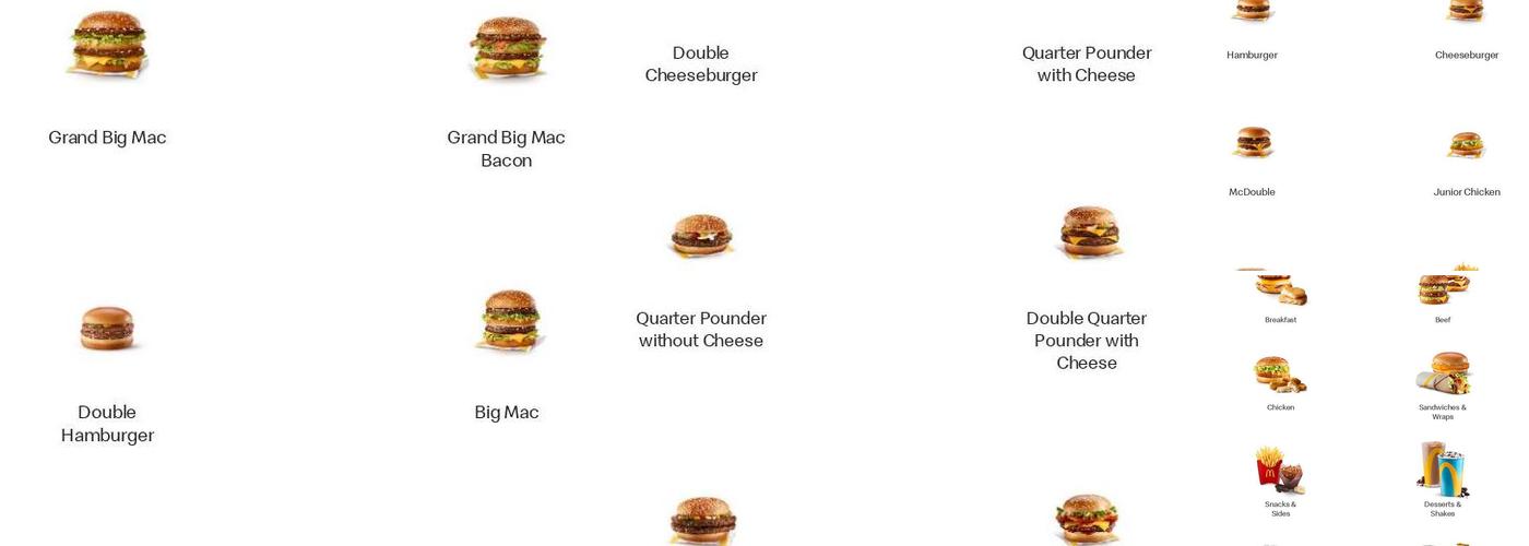 McDonald's Menu