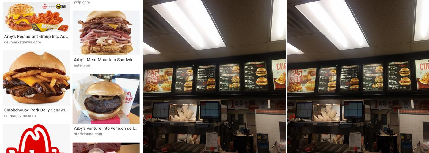 Arby's Menu