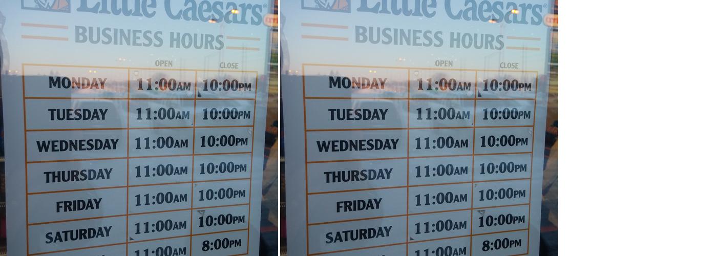 Little Caesars Pizza Menu