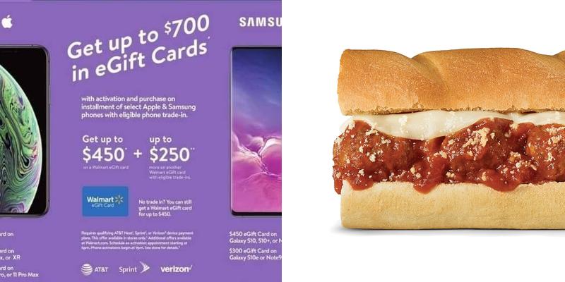 Subway Menu