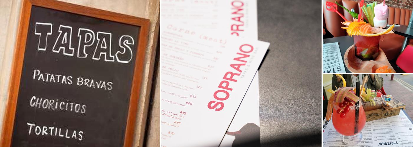 Soprano Wine Bar Menu