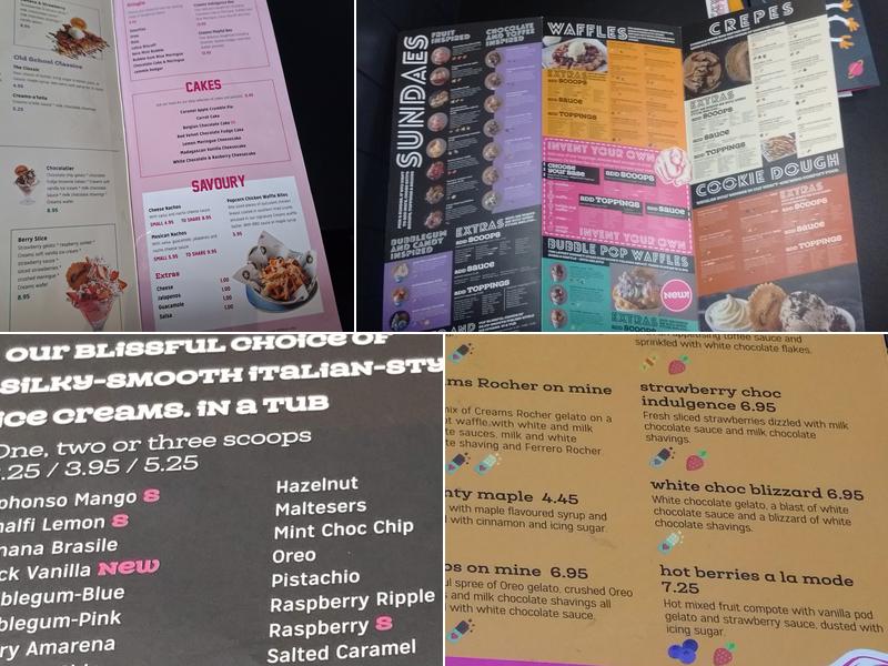 Creams Cafe Tunbridge Wells Menu