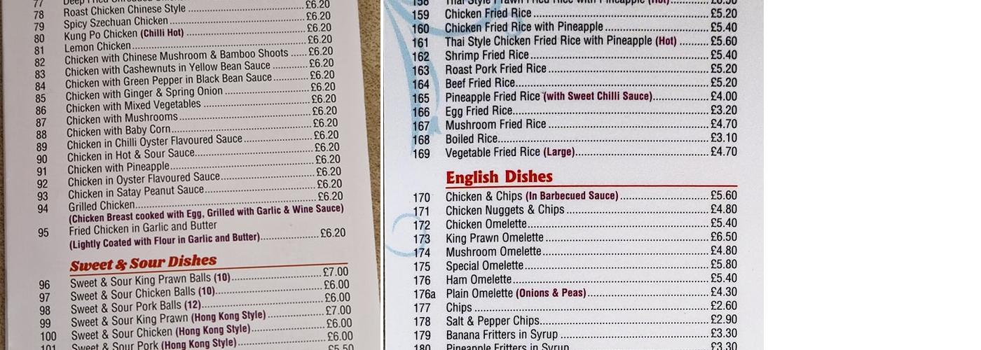 Happy Valley Chinese Rusthall